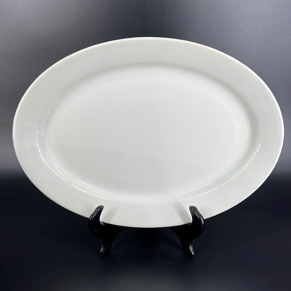 Arabia Finland White Oval Platter - Picture 1 of 13